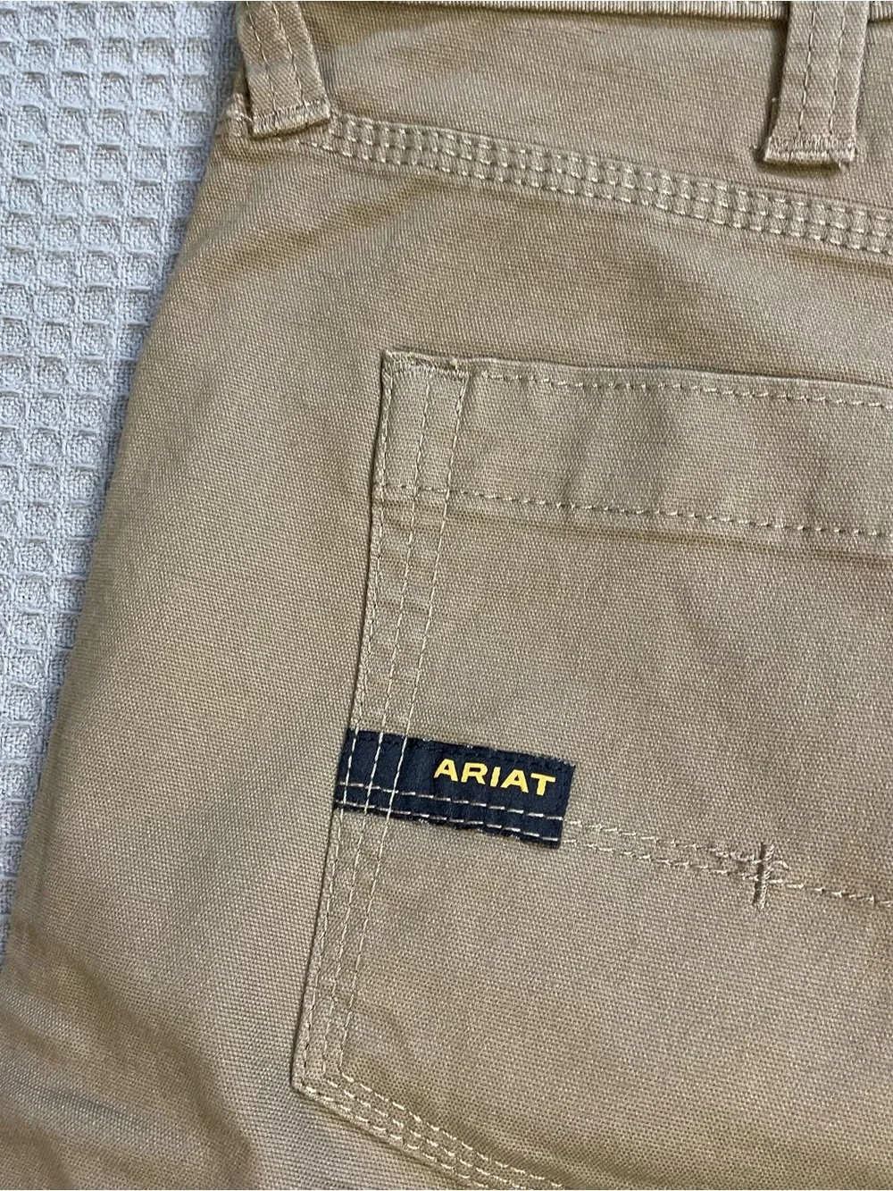 Ariat Rebar DuraStretch Canvas Work Shorts 34 Men’s M4 Relaxed Workwear NWOT
